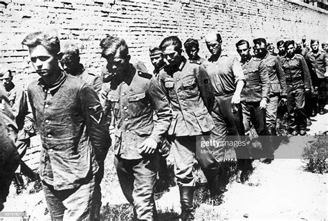 German Prisoners Of War Captured By Russian Forces In Recent Fighting