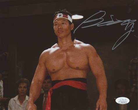 «почерк кунг фу») (writing kung fu). Bolo Yeung Signed "Bloodsport" 8x10 Photo (JSA COA ...