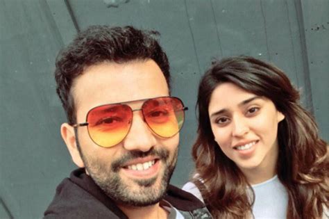 Rohit Sharma With His Wife Cricket Images And Photos