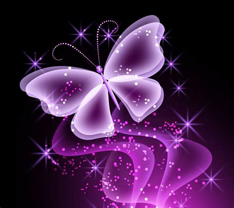 Floating Purple Butterfly Wallpapers Boots For Women