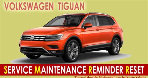How To Reset Volkswagen Tiguan Service Maintenance Light