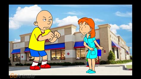 Caillou And Rosie Destroy Chuck E Cheeses 1080p Youtube