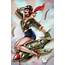 Retro Pin Up Girl Astride World War Two Photograph By Ikon Images
