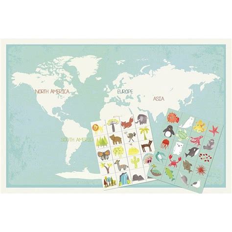 Introducing Our New 36x24 Interactive World Map 40 Stickers The