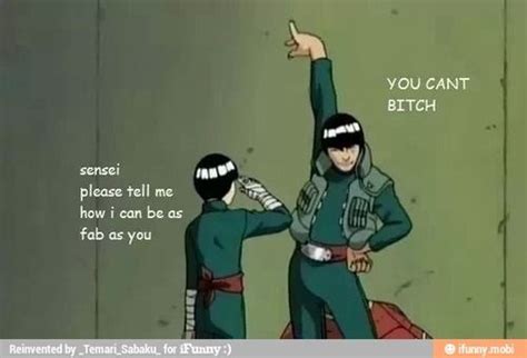 Image Result For Rock Lee And Guy Sensei Funny Moments Naruto And