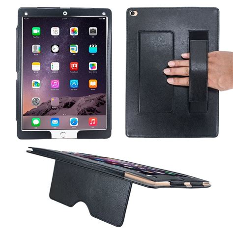 Ipad Pro 129 Case Black Zippered Pu Folio Khomo Accessories