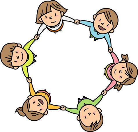 Children Holding Hands Png