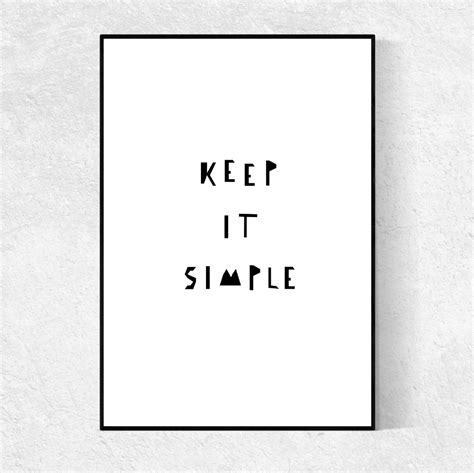 Keep It Simple Print Ingrid Petrie Design