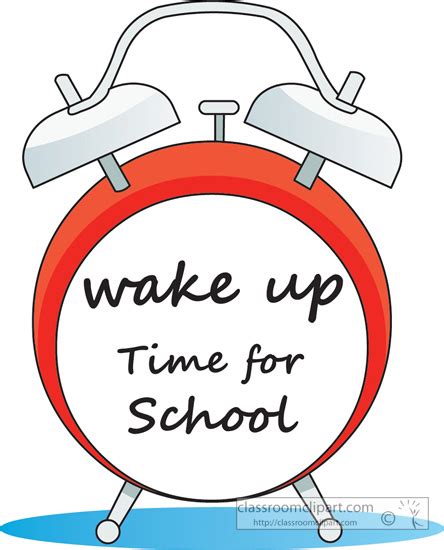 School Clipart Wakeuptimeforschool Classroom Clipart