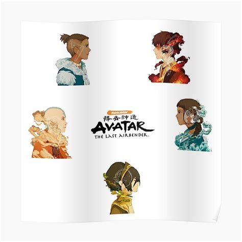 Avatar Atla Avatarthelastairbender Aang Katara Aang Appa Zuko Posters