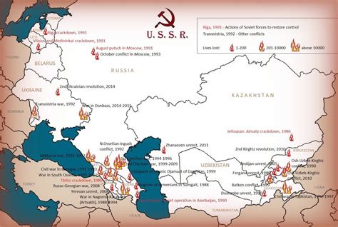 Map Comrades No More Conflicts During And After The Soviet Unions