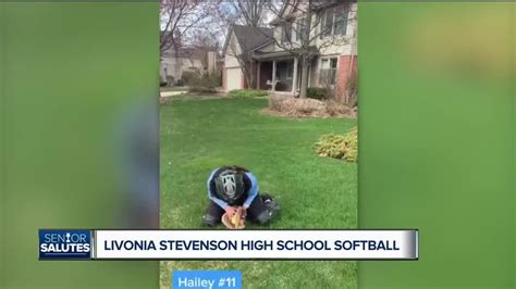Wxyz Senior Salutes Livonia Stevenson High School Softball Youtube