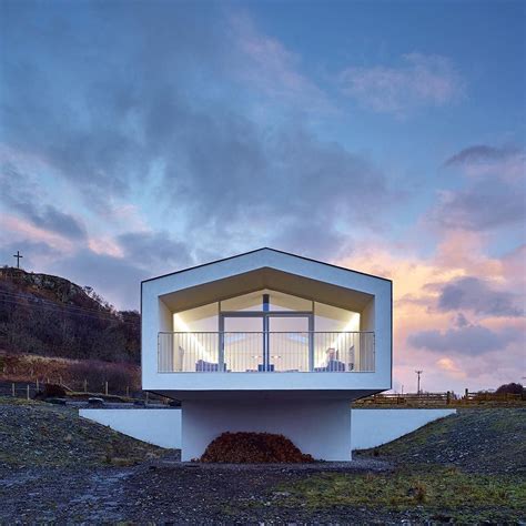 With A Stunning Cantilevered First Floor This Home In Morar Scotland