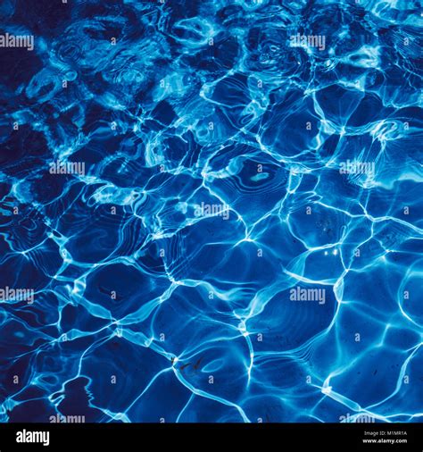 Abstract Blue Waves Background Pool Water Stock Photo Alamy