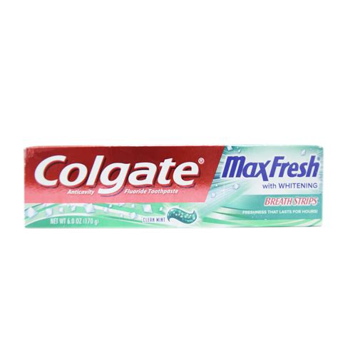 Colgate Max Fresh Breath Strips Clean Mint 6oz Jollys Pharmacy Online