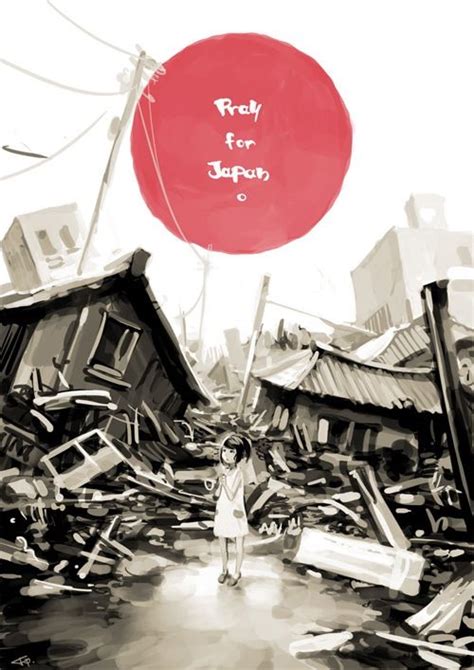 Графические постеры посвященные катастрофе в Японии Japan Earthquake