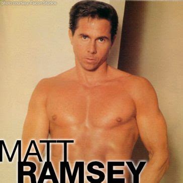 Matt Ramsey Aka Peter North Classic American Gay Porn Star With A