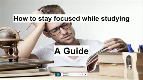 How To Stay Focused While Studying A Guide Youtube