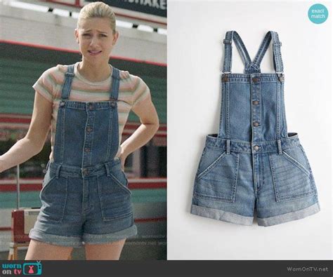 Bettys Short Denim Overalls On Riverdale Outfit Details