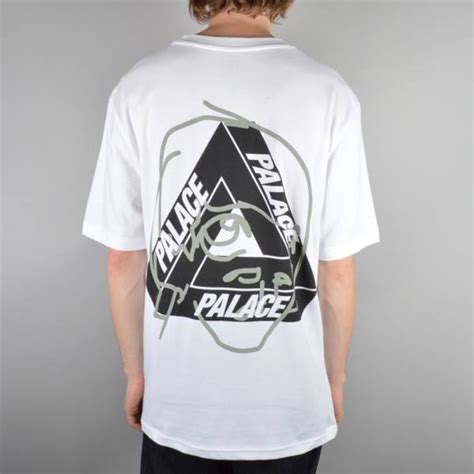 Palace Skateboards Tri Ferg Head Skate T Shirt White Skate T Shirts