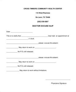 There are significant benefits to working in urgent care. 12+ Printable Fake Doctors Excuse slips