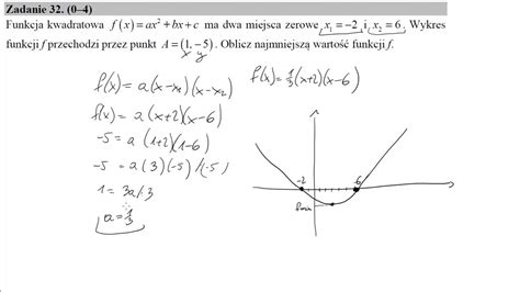 Wykres Funkcji Kwadratowej Funkcja Kwadratowa Nauczanie Matematyka