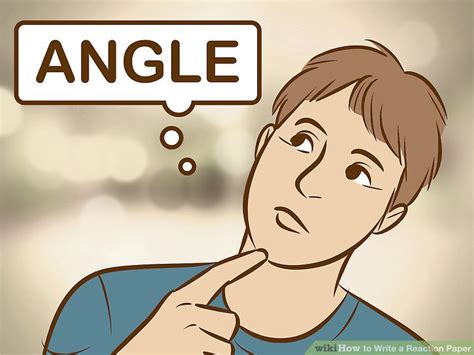 There is no doubt that a topic is the foundation of any paper you deal with. How to Write a Reaction Paper (with Pictures) - wikiHow