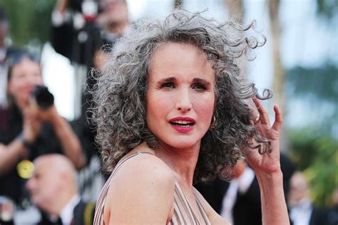 Andie Macdowell Opened Up About Her Decision To Go Gray