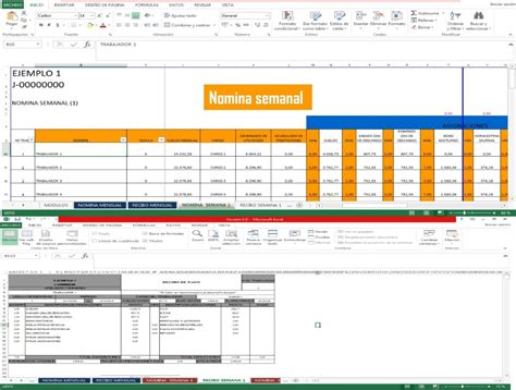 Formato De Recibo De Nomina En Excel Actualizado Junio Images