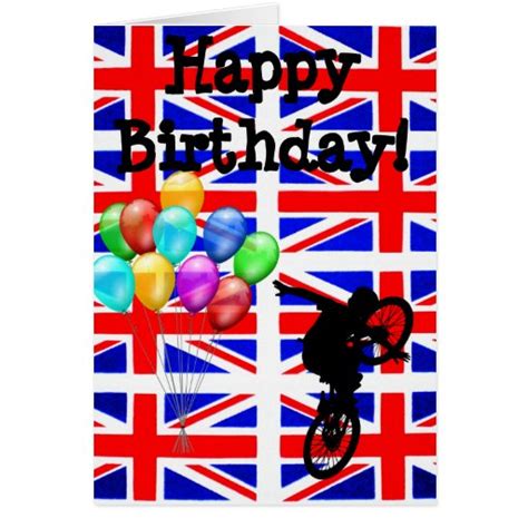 British Happy Birthday Card Zazzle