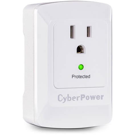 Cyberpower Csb100w Single Outlet Wall Tap Surge Protector