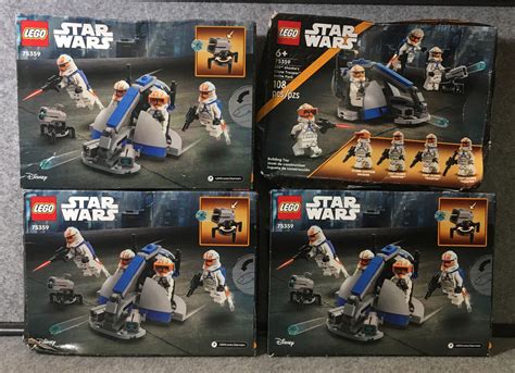 Lego Star Wars 332nd Ahsokas Clone Trooper Battle Pack 75359 Damaged
