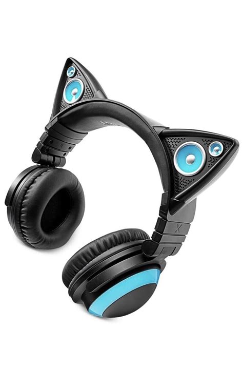 Axent Wear Cat Ear Headphones With Blue High Performance Free Shipping