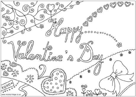 And if you like what you see, please do share this page with your friends and family! Happy Valentine's Day Colouring Page