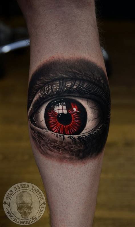 Red Eye Eyeball Tattoo Eye Tattoo Cool Tattoos