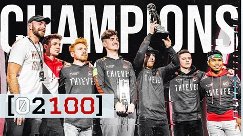 100 Thieves Wins First Ever Championship 02100 Youtube