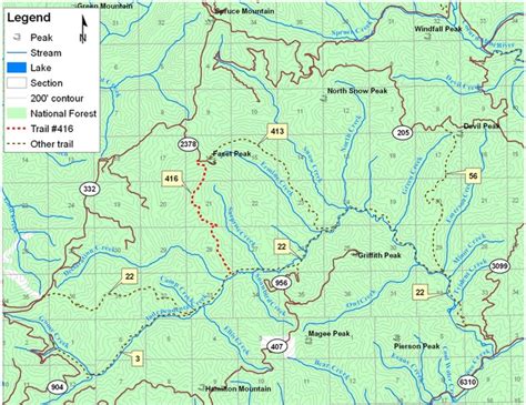 Idaho Forest Service Maps Map With Cities