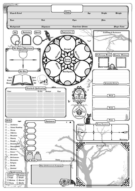 Create A E Dnd Character Sheet For Your Character By Mxiden Fiverr Images And Photos Finder