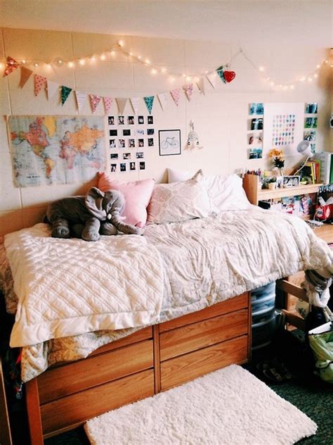 Decorate a space in your room with pictures from favorite memories minimalist dorm cute rooms diy. Cute (and Cheap!) Ways to Decorate Your College Dorm Room