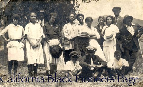 California Black Pioneers Homepage Aboriginal American African