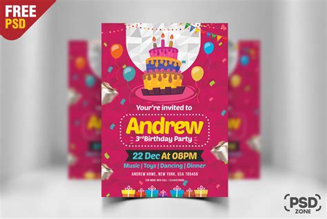 How To Create Birthday Invitation Card In Photoshop