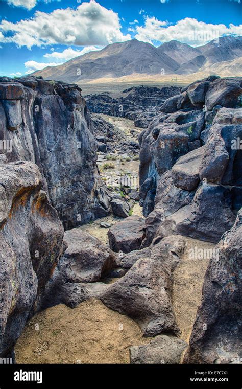The Fossil Falls Is A Unique Geological Feature Located In The Coso
