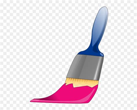 Pink Paint Brush Clipart Free Transparent Png Clipart Images Download