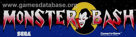 Monster Bash Arcade Games Database