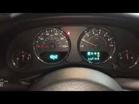 Jeep Wrangler Low Tire Pressure Warning Reset (2006-2018 ...
