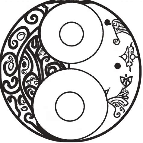 Descubra O Significado Do Símbolo Do Yin E Yang Com Desenhos Para Imprimir E Colorir