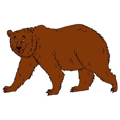 Showing how to draw a bear. How to Draw a Grizzly Bear - Really Easy Drawing Tutorial