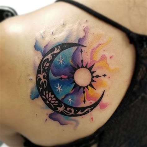 44 mystical moon tattoo designs and meanings. 50 Meaningful and Beautiful Sun and Moon Tattoos - KickAss ...