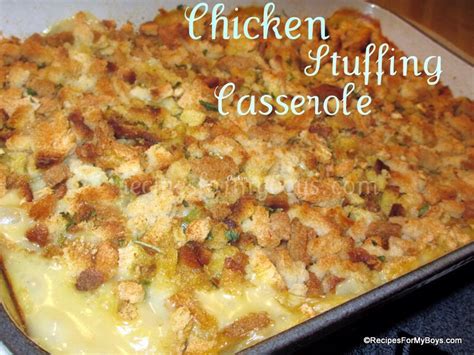 Or until chicken is done. EASY!! Chicken Stuffing, Broccoli & Cheese Casserole! - Musely