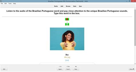 Portuguese Pronunciation Guide Using Portuguese IPA Anki Flashcards